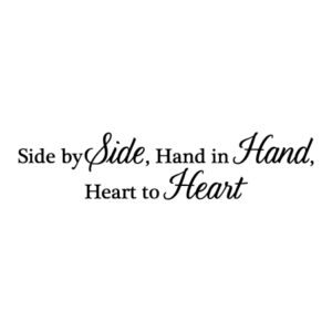 Heart to Heart Wall Quotes™ Decal