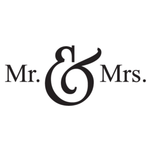 Mr. & Mrs. Wall Quotes™ Decal