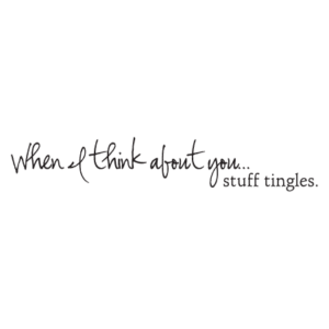 When I Think About You Wall Quotes™ Decal
