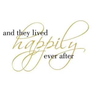 Happily Ever After Scriptina Wall Quotes™ Decal