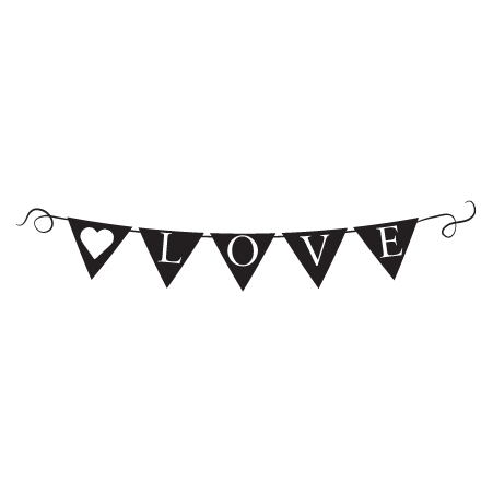 Love Bunting Wall Quotes™ Decal