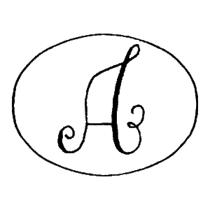 Darling Oval Frame Monogram Wall Quotes™ Decal