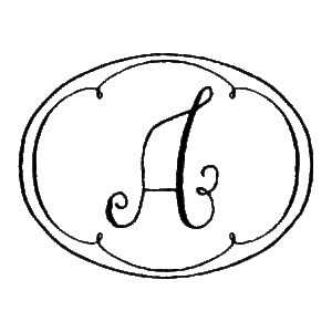 Darling Double Frame Monogram Wall Quotes™ Decal
