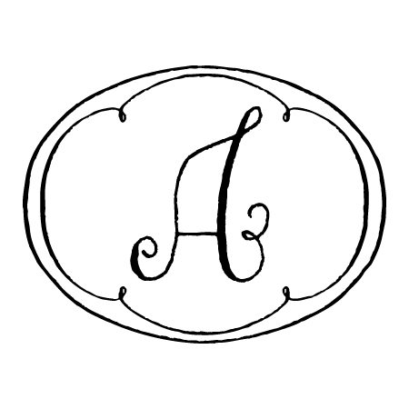 Darling Double Frame Monogram Wall Quotes™ Decal