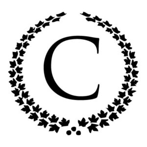 Ivy Wreath Monogram Wall Quotes™ Decal