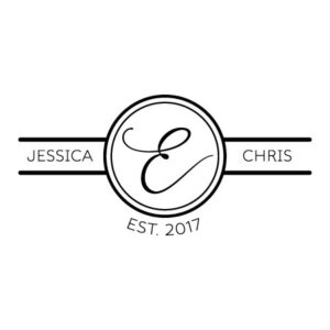 Modern Circle Monogram Wall Quotes™ Decal
