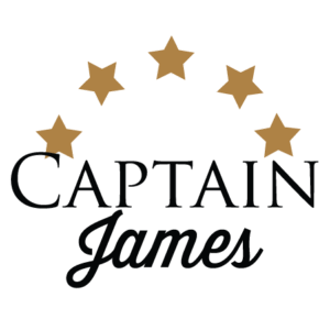 Personalized Captain with Stars Wall Quotes™ Decal