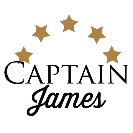 Personalized Captain with Stars Wall Quotes™ Decal
