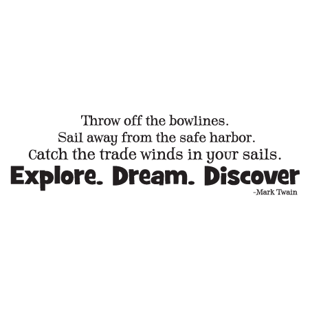 Explore. Dream. Discover Wall Quotes™ Decal