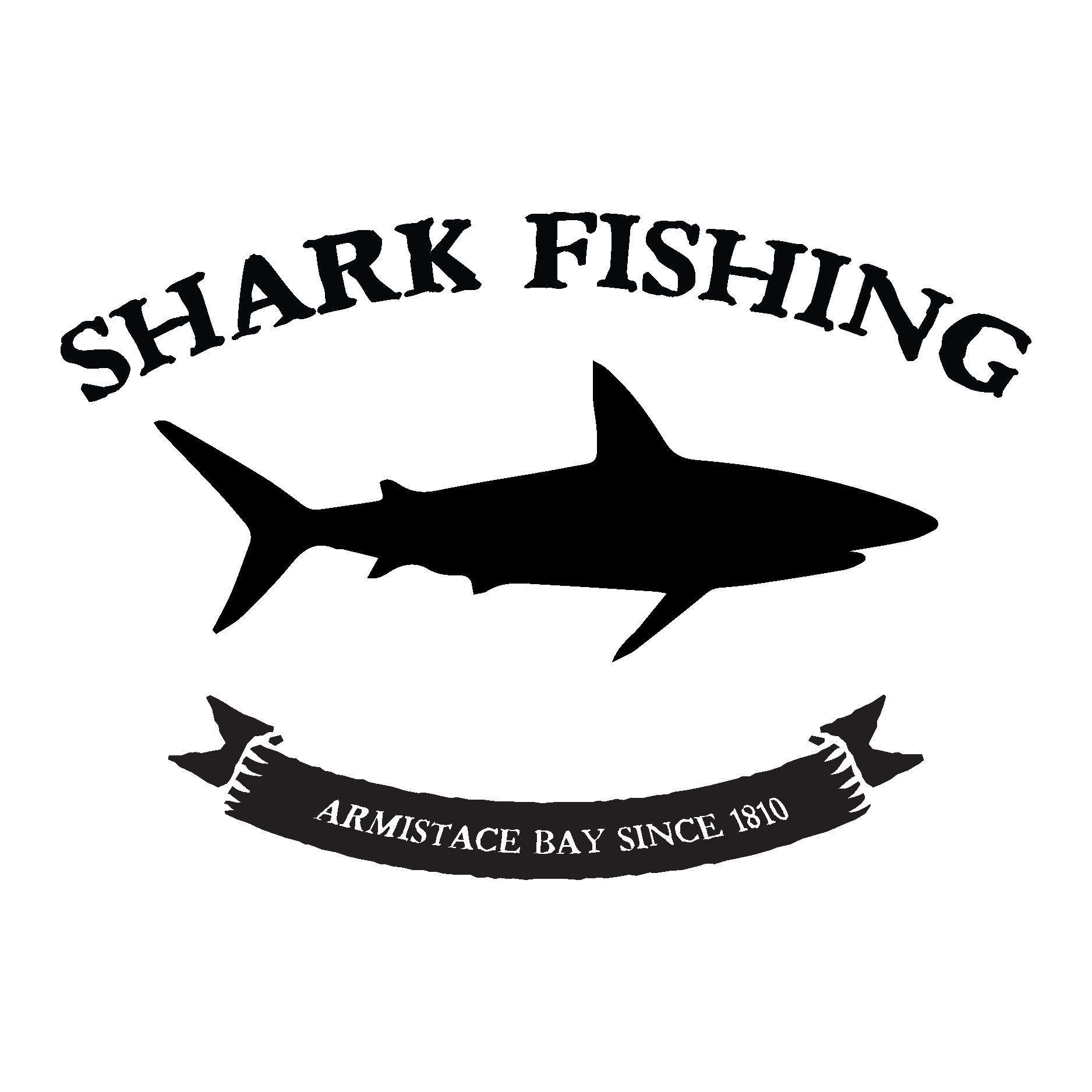 Shark Fishing Wall Quotes™ Decal