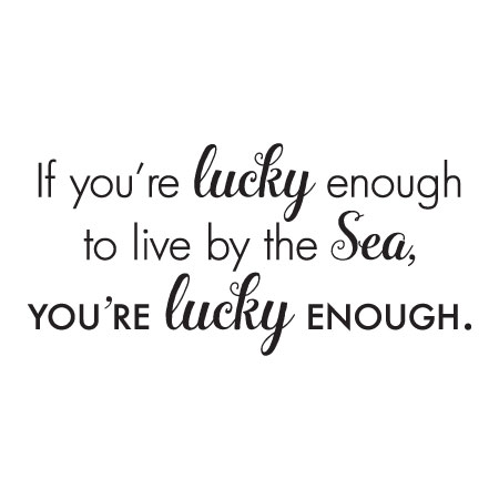Lucky Enough Wall Quotes™ Decal