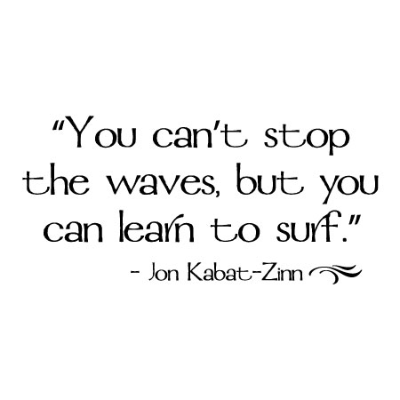 Learn To Surf Wall Quotes™ Decal
