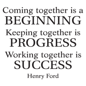 Working Together Is Success Wall Quotes™ Decal