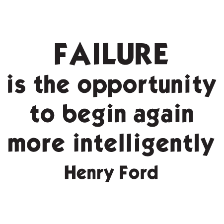 Failure Is Opportunity Wall Quotes™ Decal