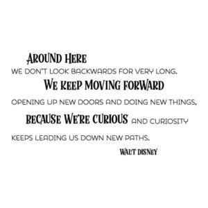 Because We're Curious Wall Quotes™ Decal