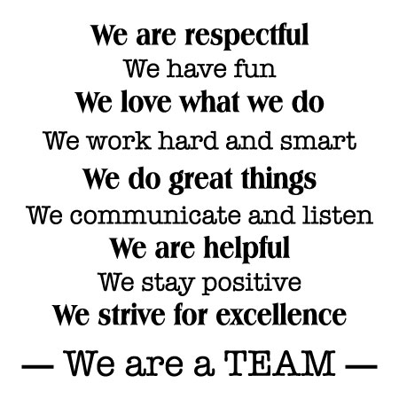Office Rules Wall Quotes™ Decal