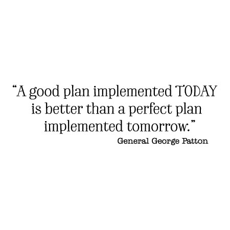 A Good Plan Wall Quotes™ Decal
