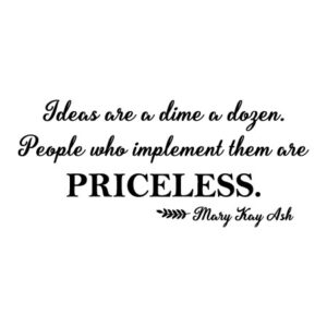 Ideas Are Priceless Wall Quotes™ Decal