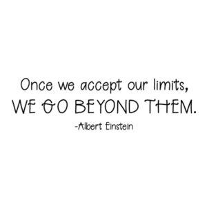 We Go Beyond Wall Quotes™ Decal