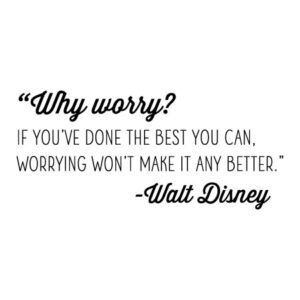 Why Worry Wall Quotes™ Decal