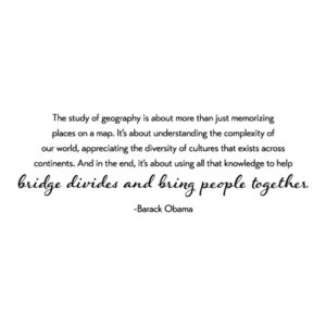Bridge Divides Wall Quotes™ Decal