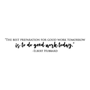 Do Good Work Today Wall Quotes™ Decal