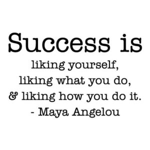 Success Is Wall Quotes™ Decal