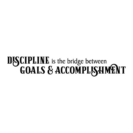 Goals & Accomplishment Wall Quotes™ Decal