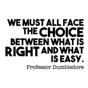What is Right and What is Easy Wall Quotes™ Decal