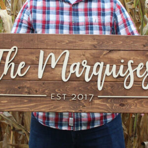 Custom Last Name Pallet Wood Sign