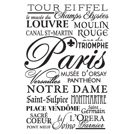 All Things Paris Wall Quotes™ Decal
