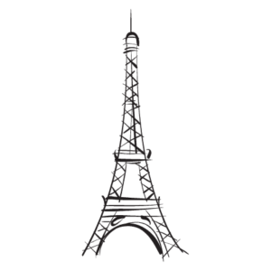 Eiffel Tower Wall Quotes™ Decal