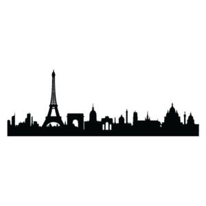 Paris Skyline Wall Quotes™ Decal