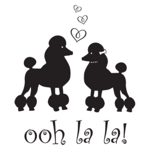 Ooh la la! Poodles Wall Quotes™ Decal
