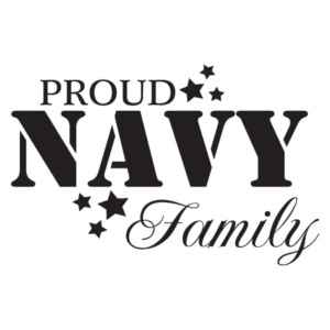 Proud Navy Family Wall Quotes™ Decal