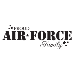 Proud Air Force Family Wall Quotes™ Decal