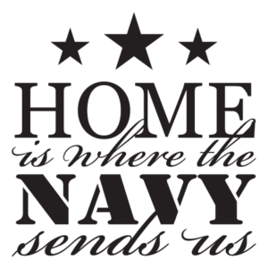 Where The Navy Sends Us Wall Quotes™ Decal