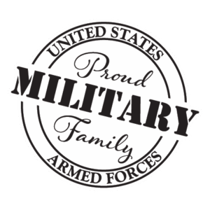 Military Family Car Sticker Wall Quotes™ Decal