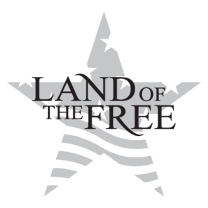 Land Of The Free Star Wall Quotes™ Decal