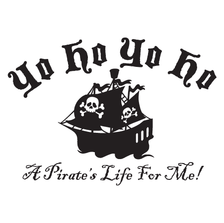 Yo Ho Yo Ho Pirate Wall Quotes™ Decal