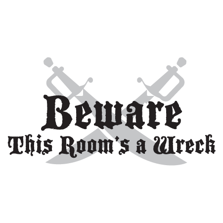 This Room's A Wreck Wall Quotes™ Decal