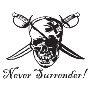 Never Surrender Wall Quotes™ Decal