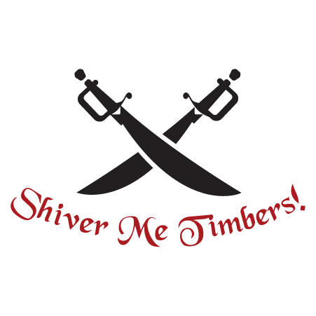 Shiver Me Timbers Wall Quotes™ Decal