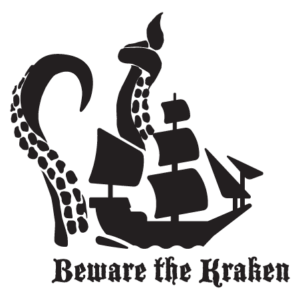 Beware the Kraken Wall Quotes™ Decal