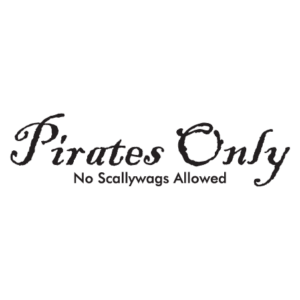 No Scallywags Allowed Wall Quotes™ Decal
