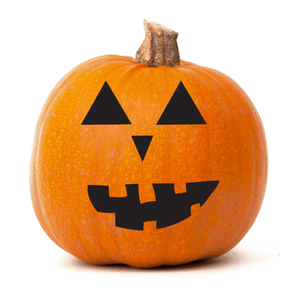 Jack O' Lantern Face Wall Quotes™ Decal