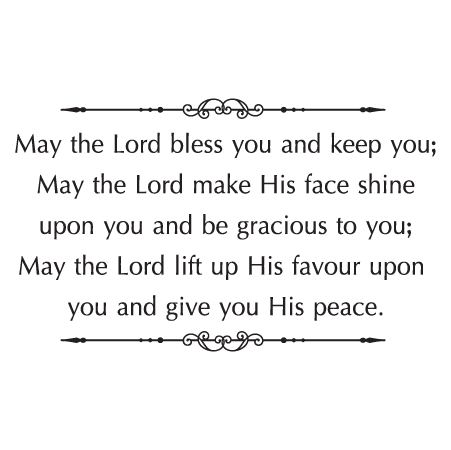 May the Lord Bless You Wall Quotes™ Decal