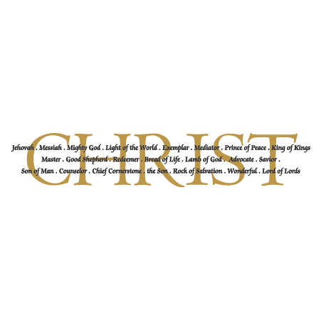 Christ's Names and Titles Wall Quotes™ Decal