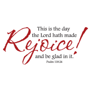 Rejoice and Be Glad Wall Quotes™ Decal