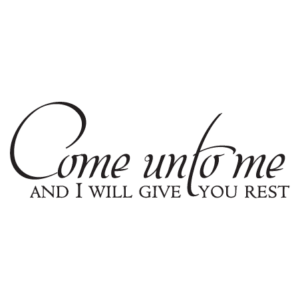 Come Unto Me Wall Quotes™ Decal